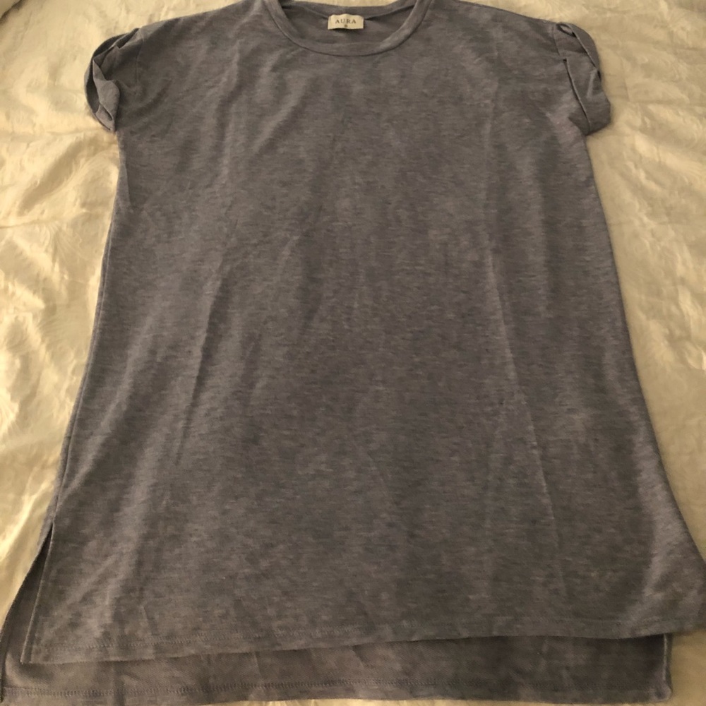 Red Dress Boutique Purple/Gray T-shirt Dress Sz M